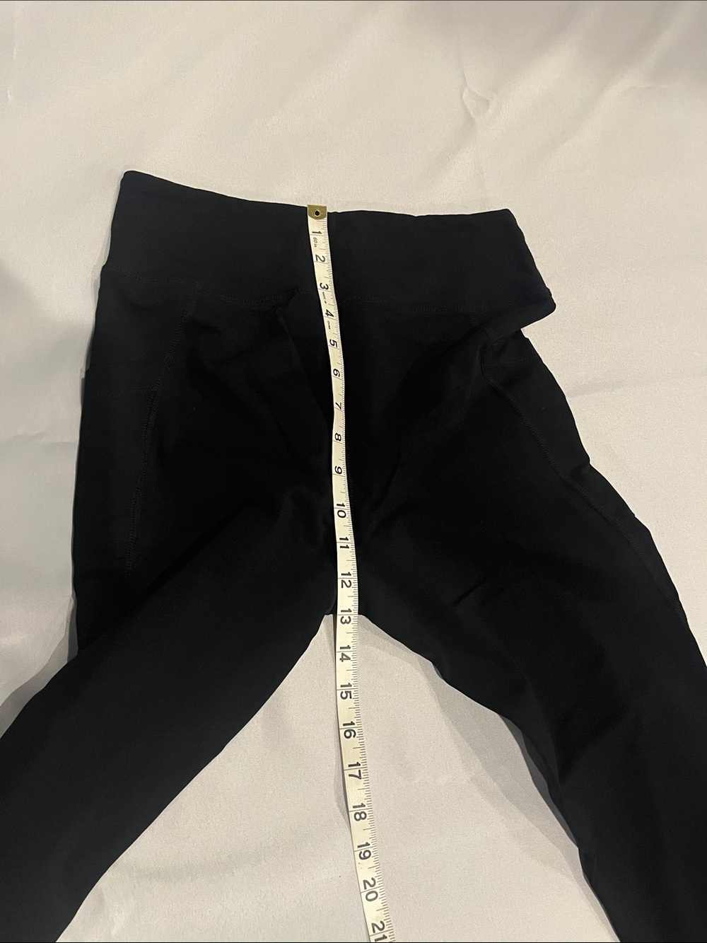 MATE Black Active Leggings Sz L Organic Cotton & Spandex - Picture 8 of 12